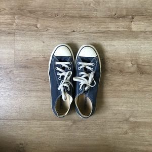 Navy Converse All Star Low Tops
